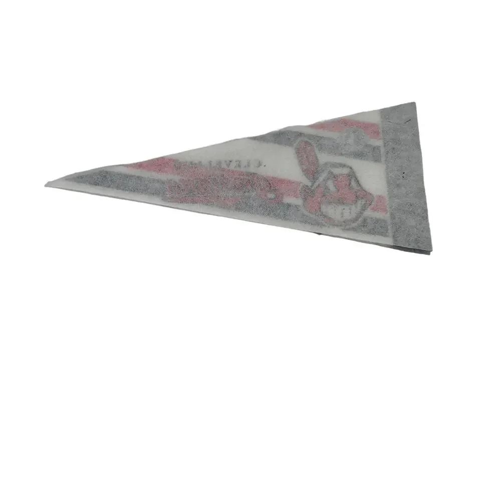 Vtg Cleveland Chief Wahoo FACE 04 MLB MINI Pennant 9in x4in RARE Banner Baseball